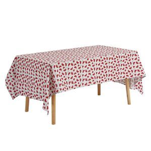 Rectangle Tablecloth Washable Polyester Table Cover for Kitchen 55x83 Watermelon
